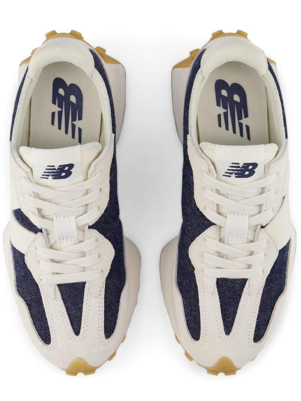 👖 CALIA x NEW BALANCE 327 DENIM BLUE 👖 - Picture 3 of 4